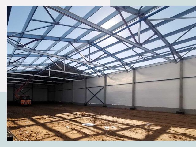 Строительство сенохранилищ в Карталах