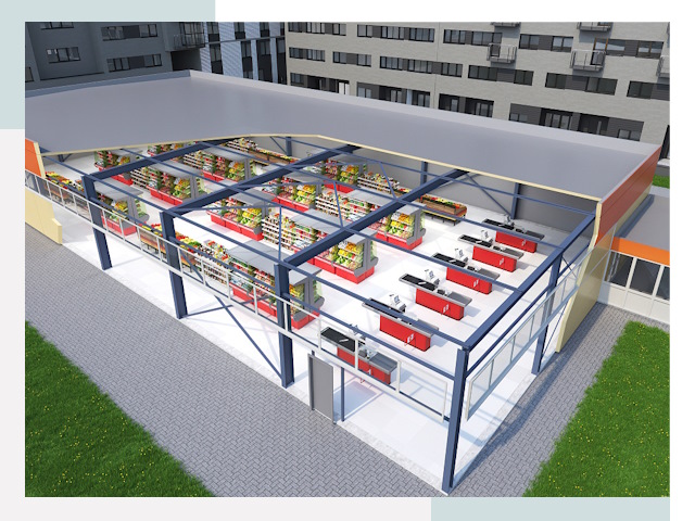 Строительство магазинов в Карталы от 626 руб. за м²