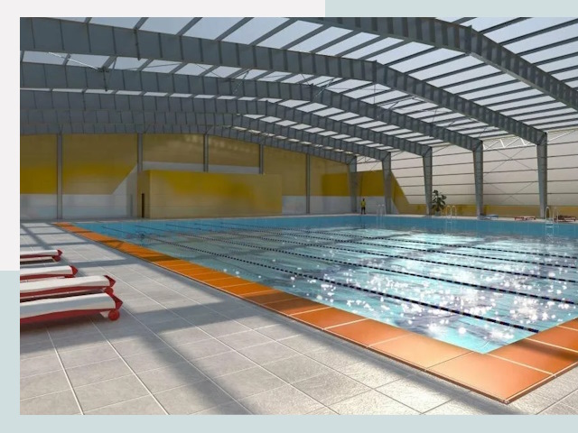 Строительство крытых бассейнов в Карталах