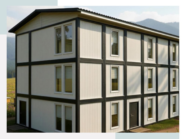 Модульные общежития в Карталах