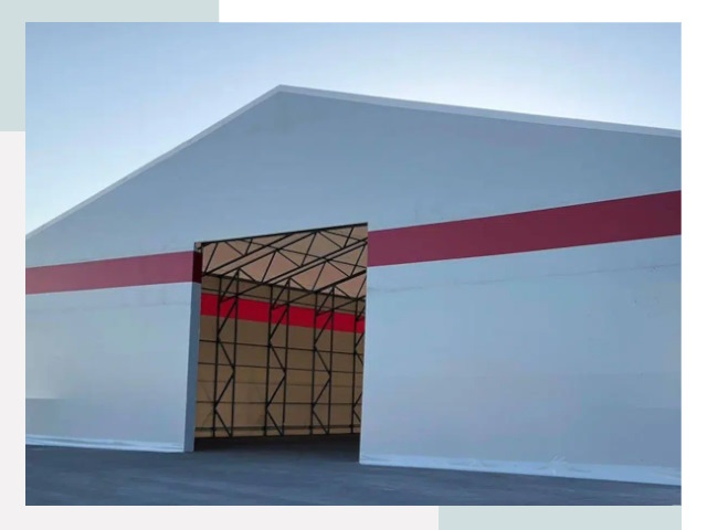 Быстровозводимые ангары в Карталах