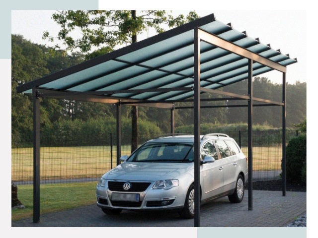 Навесы для автомобилей в Карталах