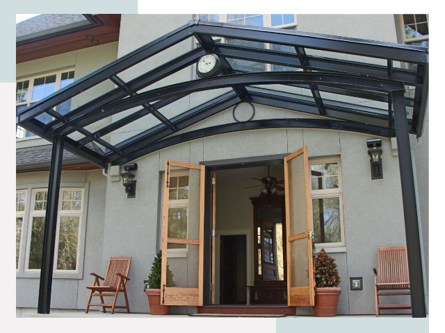 Козырьки металлические в Карталах