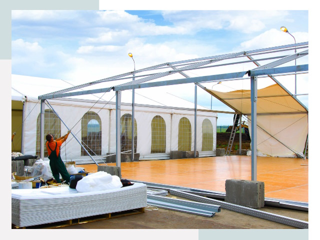 Быстро сборные шатры в Карталах