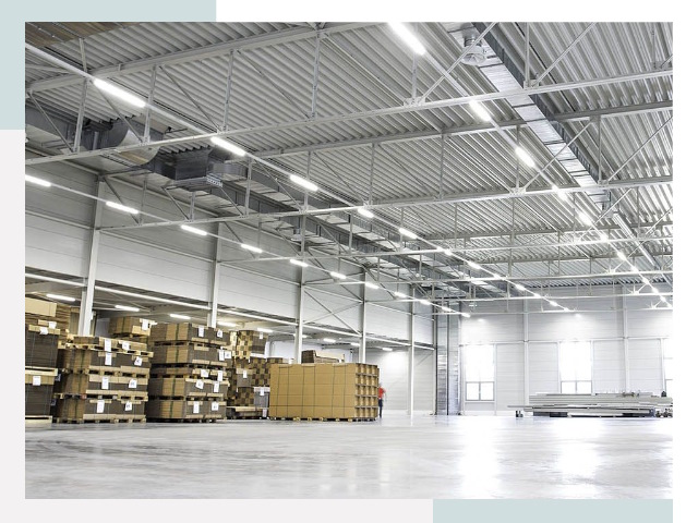 Освещение ангаров в Карталах