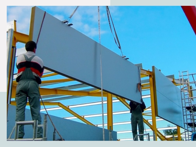 Монтаж сэндвич-панелей в Карталах от 626 руб.