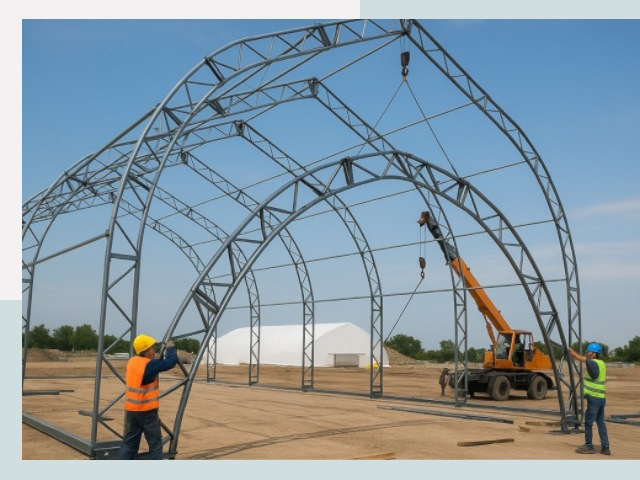 Монтаж ангаров в Карталах от 626 руб. - Надежно и быстро