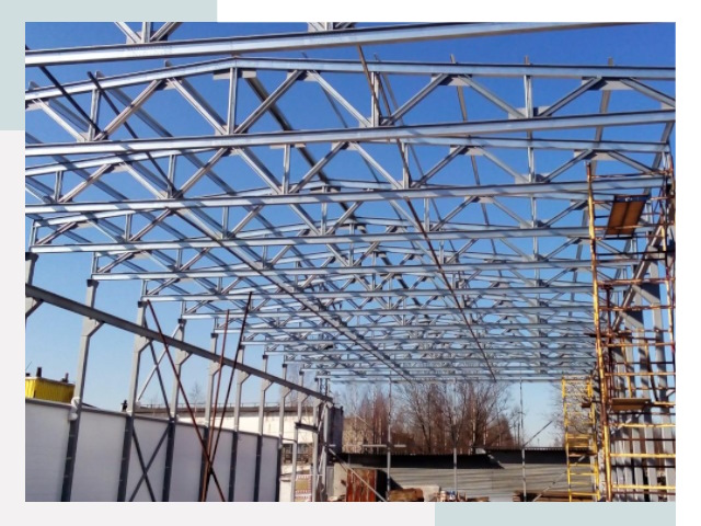 Металлокаркасы для складов в Карталах