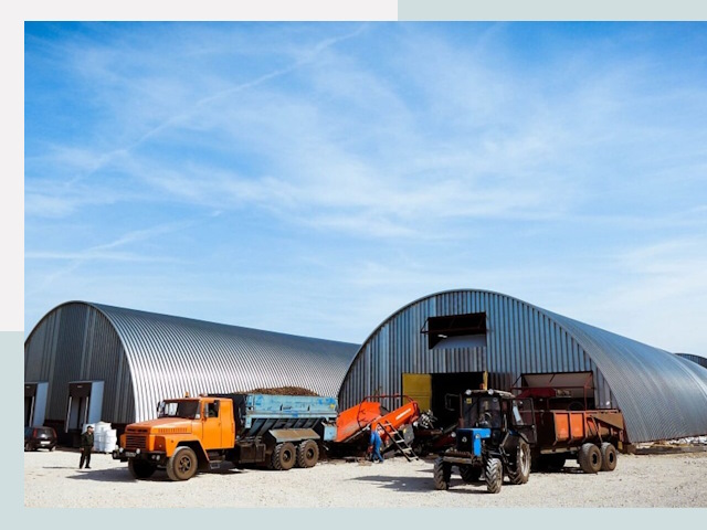 Ангары для спецтехники в Карталах